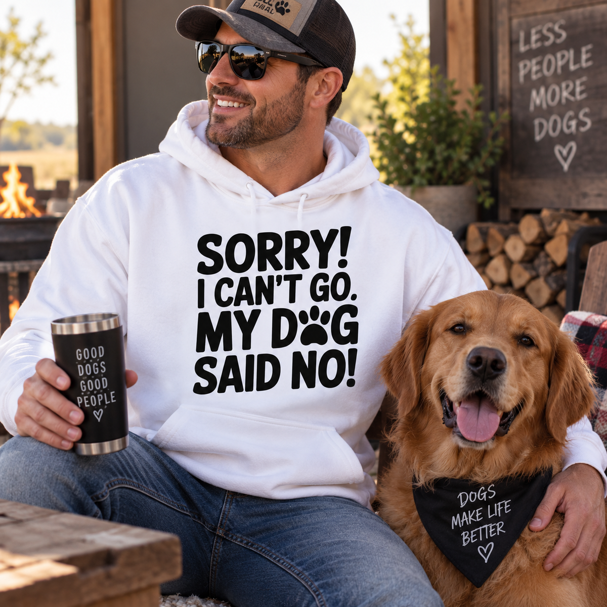 Dog said No Hoodie